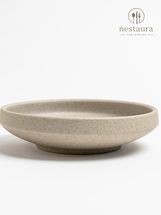 Ivory Tilt Petite Ceramic Bowl
